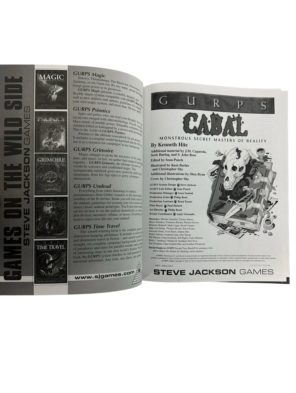 N/A gurps cabal